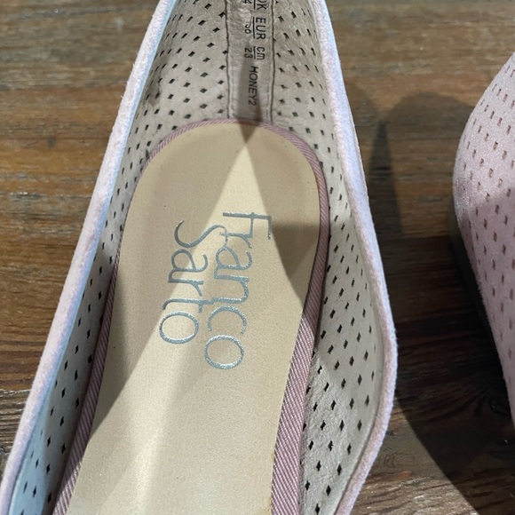 Franco Sarto Diagonal Pink‎ Flats Size 6 - Picture 8 of 10